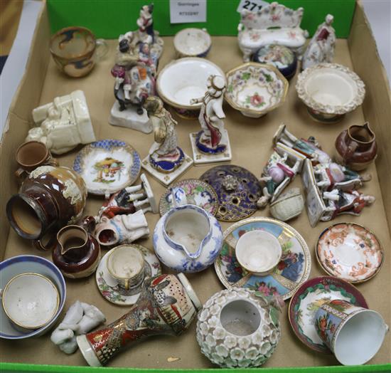 A group of miniature ceramics